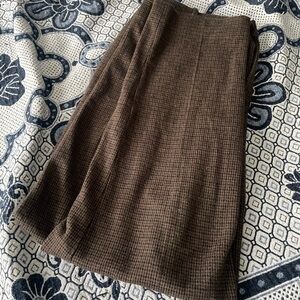 Uniqlo houndstooth brown pants M